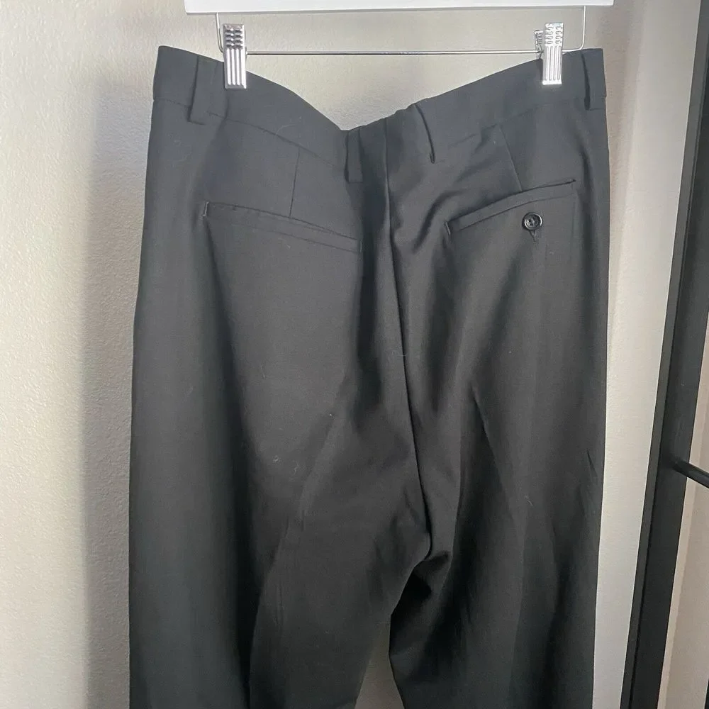 Banana Republic Black Pleated Dress Pants